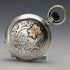大約 1913 年古董 Billodes/Zenith 懷錶雕刻銀色側面獵人錶殼工作物品